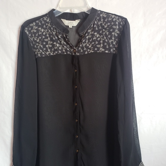 LABEL RITU KUMAR Black Sheer Top
Size 3 NWOT - Picture 2 of 8